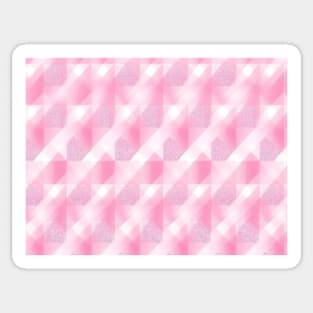 Pink Seaside Retreat: Summer Breezy Gingham Vibes Sticker